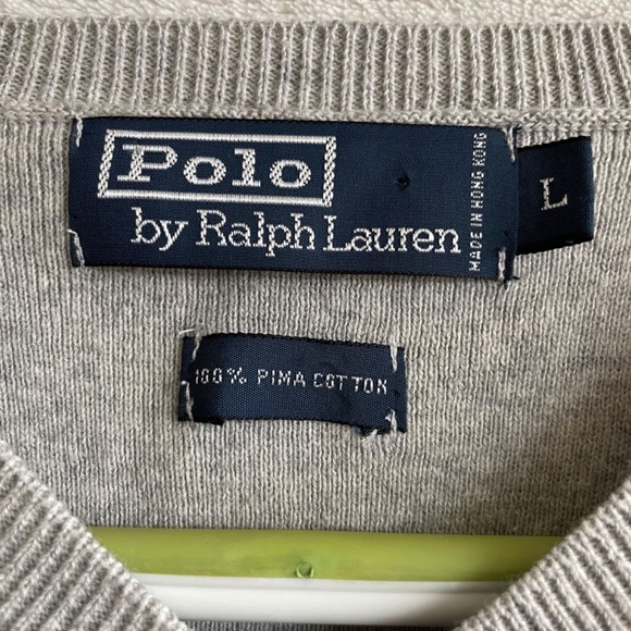 Polo by Ralph Lauren V-Neck Pullover Sweater - Picture 3 of 7